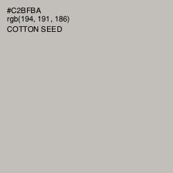 #C2BFBA - Cotton Seed Color Image